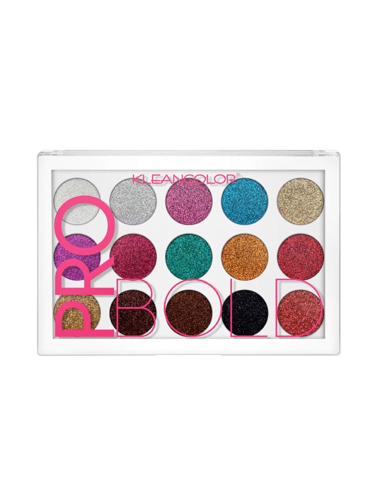 Paleta De Sombras Glitter Kleancolor Es1522 Cjx15